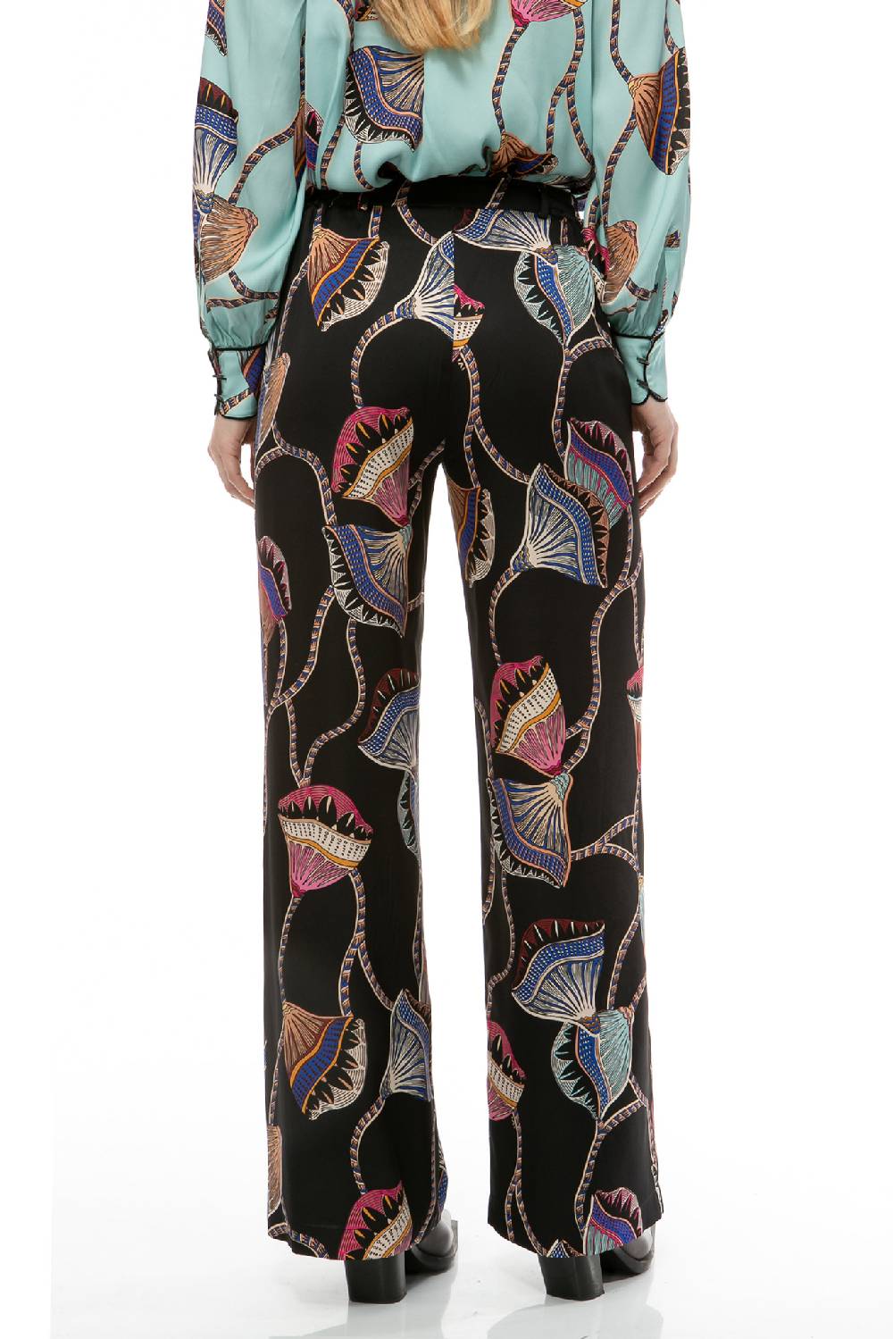 IVI GmbH LOTUS BLOSSOM Seidenhose schwarz Top Angebot