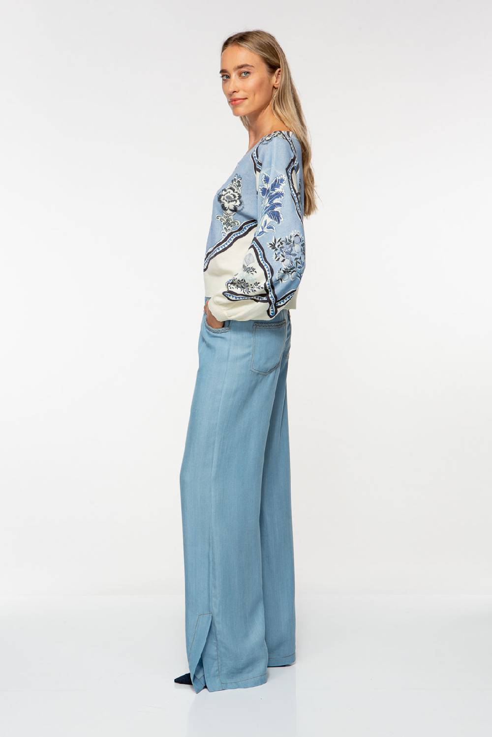 IVI GmbH ORIENTAL GARDEN Pullover sky Riesige Ersparnisse