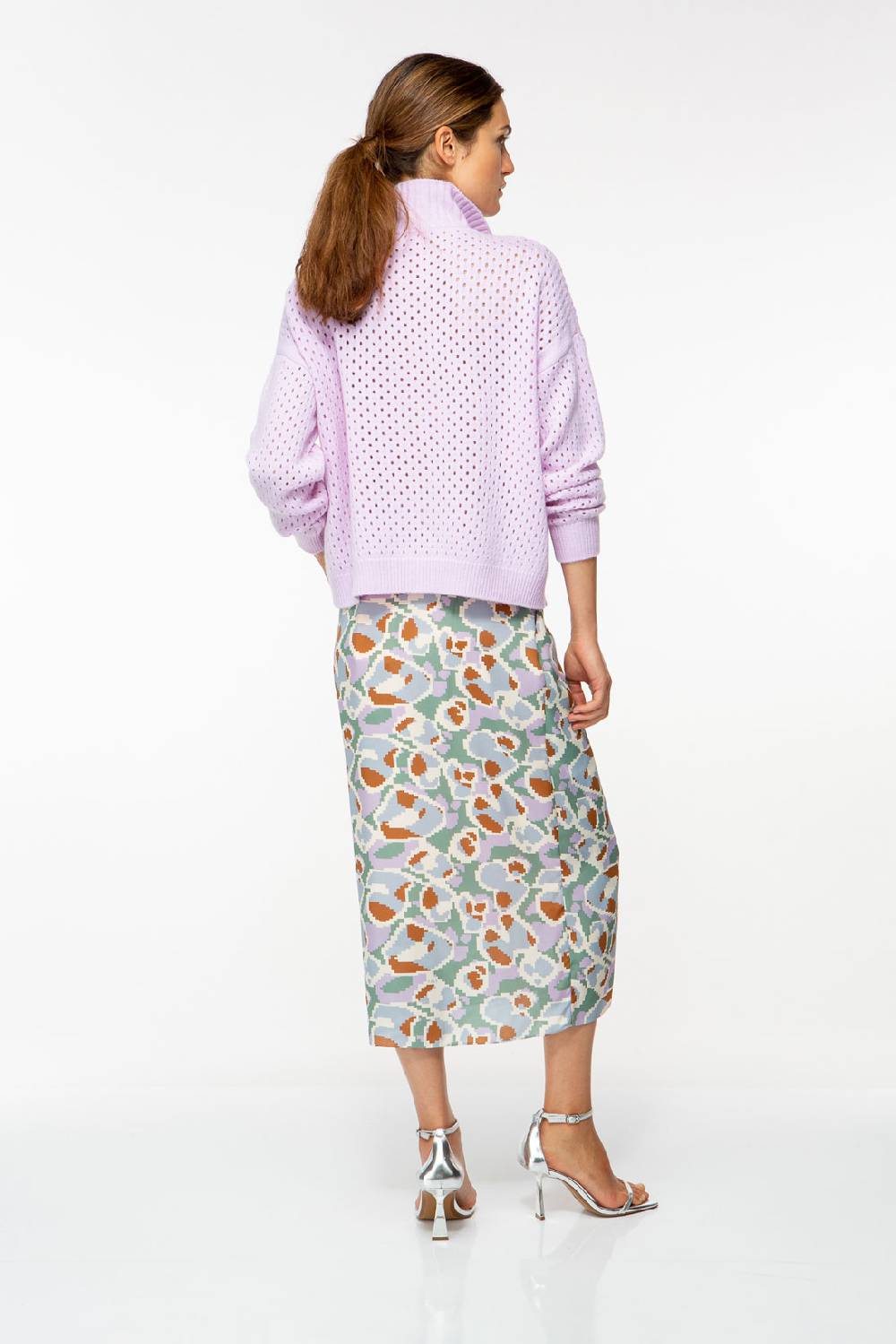 IVI GmbH SOLID KNIT Troyer Pullover violette Tiefpreis