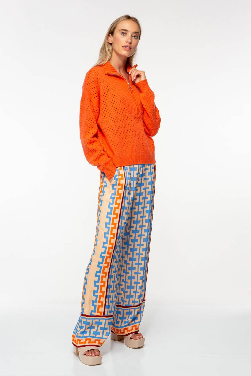 IVI GmbH SOLID KNIT Troyer Pullover grenadine Wochenangebot
