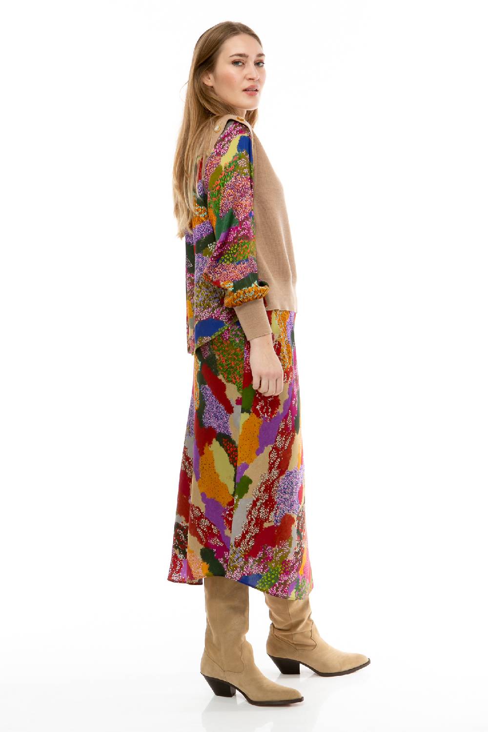 IVI GmbH FLOWER FIELDS Pullunder mit integrierter Bluse multicolor Letzte 2 Tage
