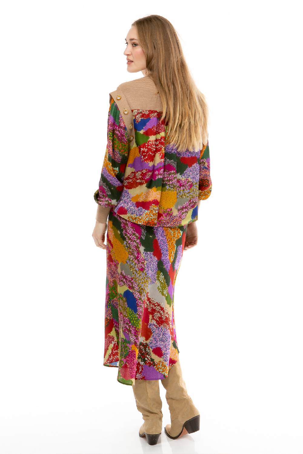IVI GmbH FLOWER FIELDS Pullunder mit integrierter Bluse multicolor Letzte 2 Tage