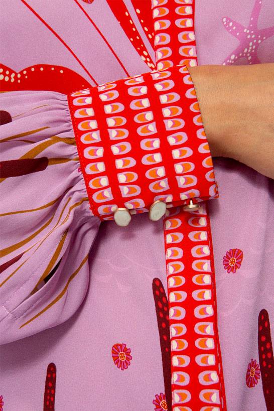 IVI GmbH LOBSTER Hemdbluse aus Seide pink Bis zu 65% Rabatt