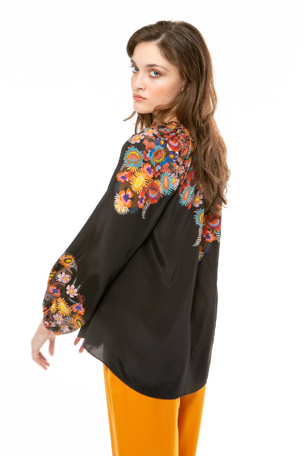 IVI GmbH FLOWER BALL Bluse schwarz Rabatte dieses Monats