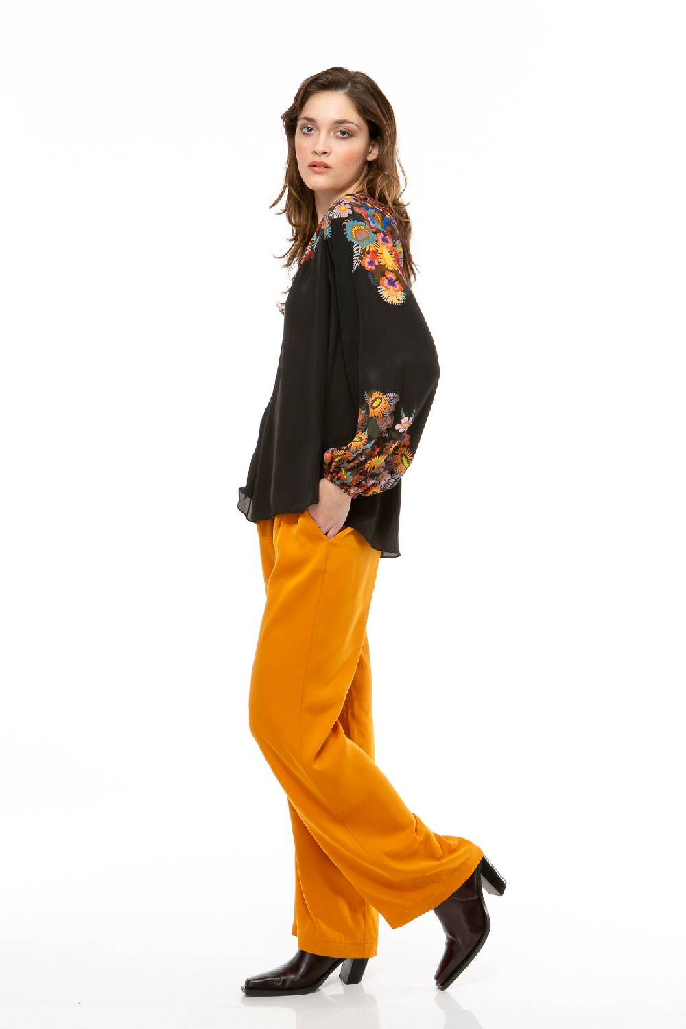 IVI GmbH FLOWER BALL Bluse schwarz Rabatte dieses Monats