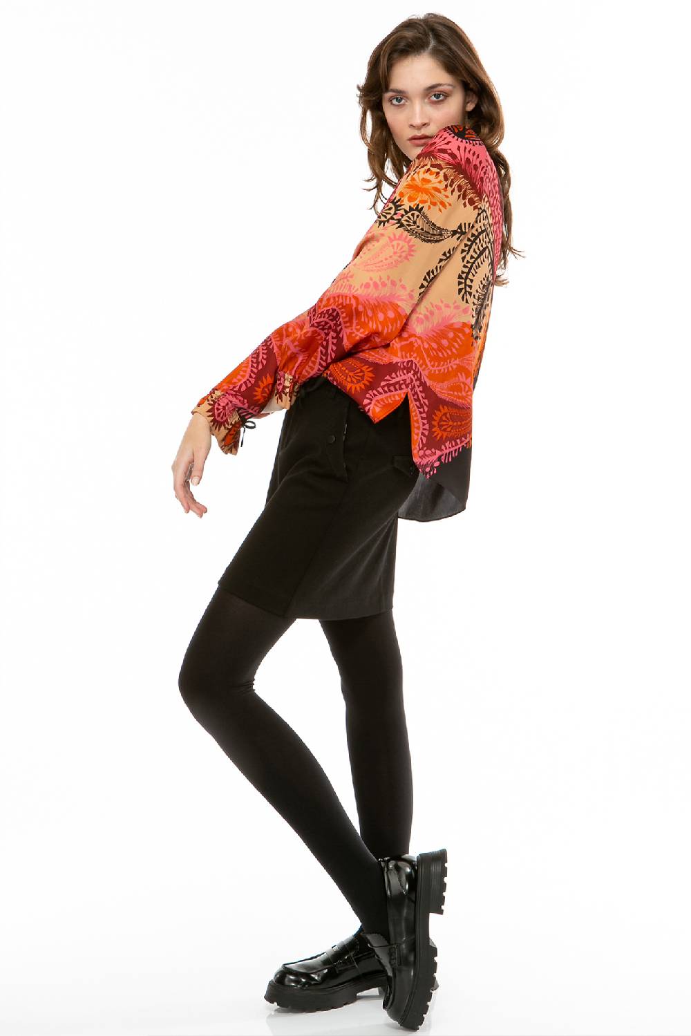 IVI GmbH WILD HERBS Seidenbluse schwarz Online