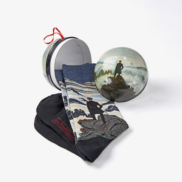Musearta Geschenkkugel - Caspar David Friedrich, Der Wanderer über dem Nebelmeer Bis zu 65% Rabatt