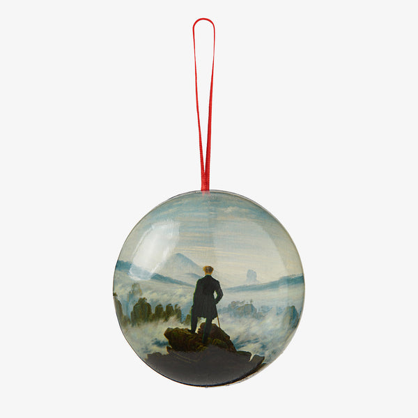 Musearta Geschenkkugel - Caspar David Friedrich, Der Wanderer über dem Nebelmeer Bis zu 65% Rabatt