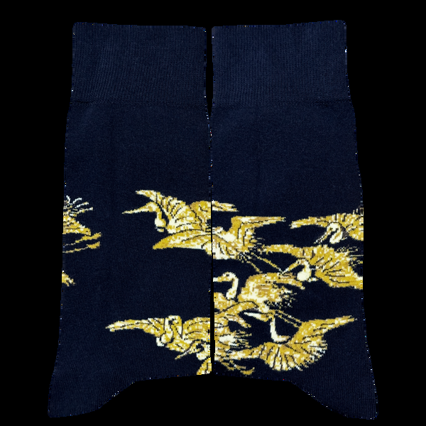 Musearta Embroidered Fukusa - Goldene Kraniche zollfrei