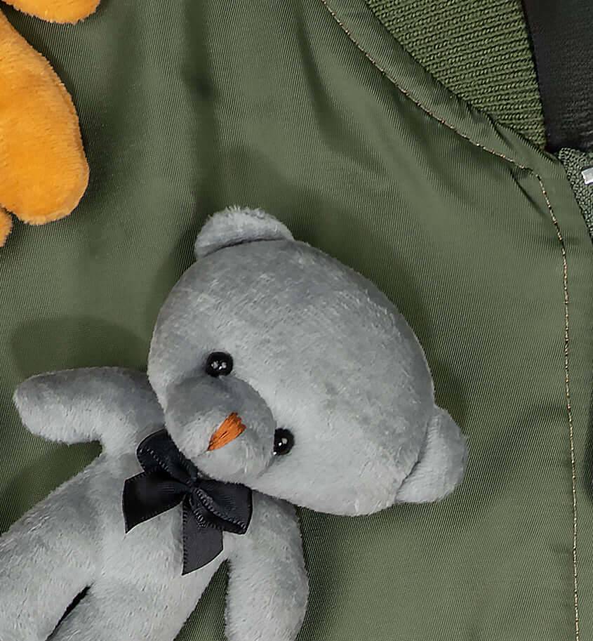 ﻿NIL+MON Bomber Jacket "Bear Gang" Saisonschlussverkauf