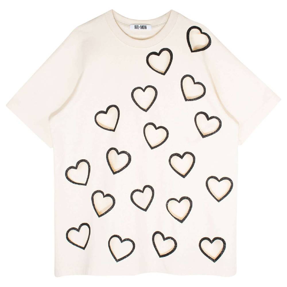 NIL+MON Oversize Tee "Flying Hearts" Muttertagsangebot