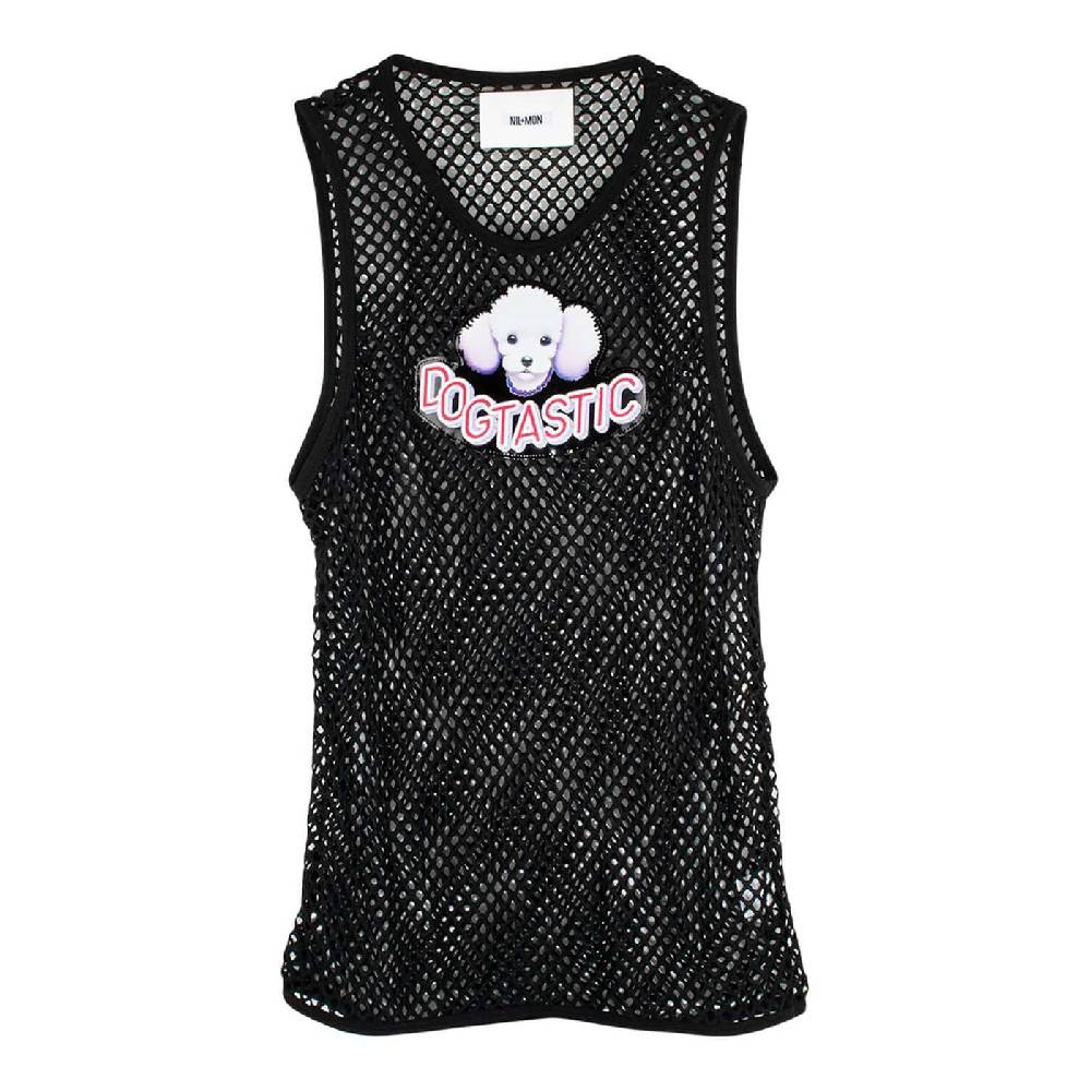 NIL+MON Mesh Tank "Dogtastic" Online Outlet