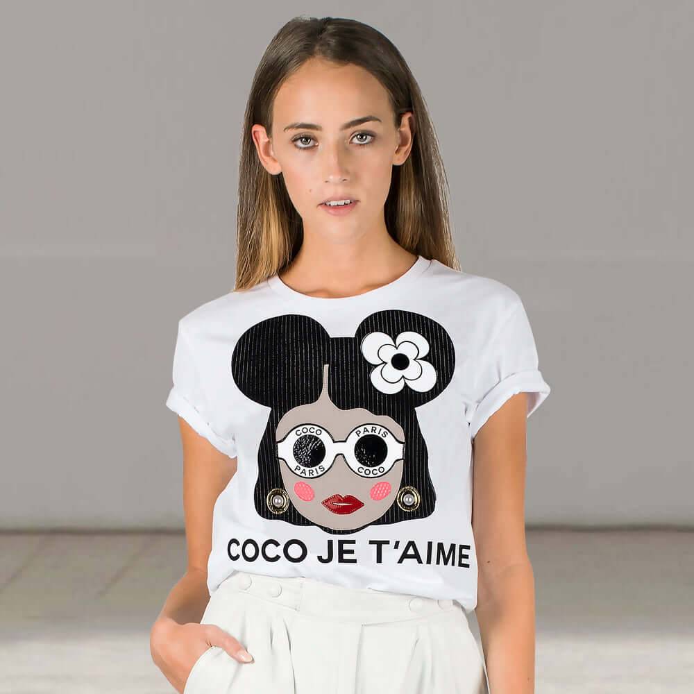 NIL+MON T-Shirt "Coco Je" Tägliche Deals