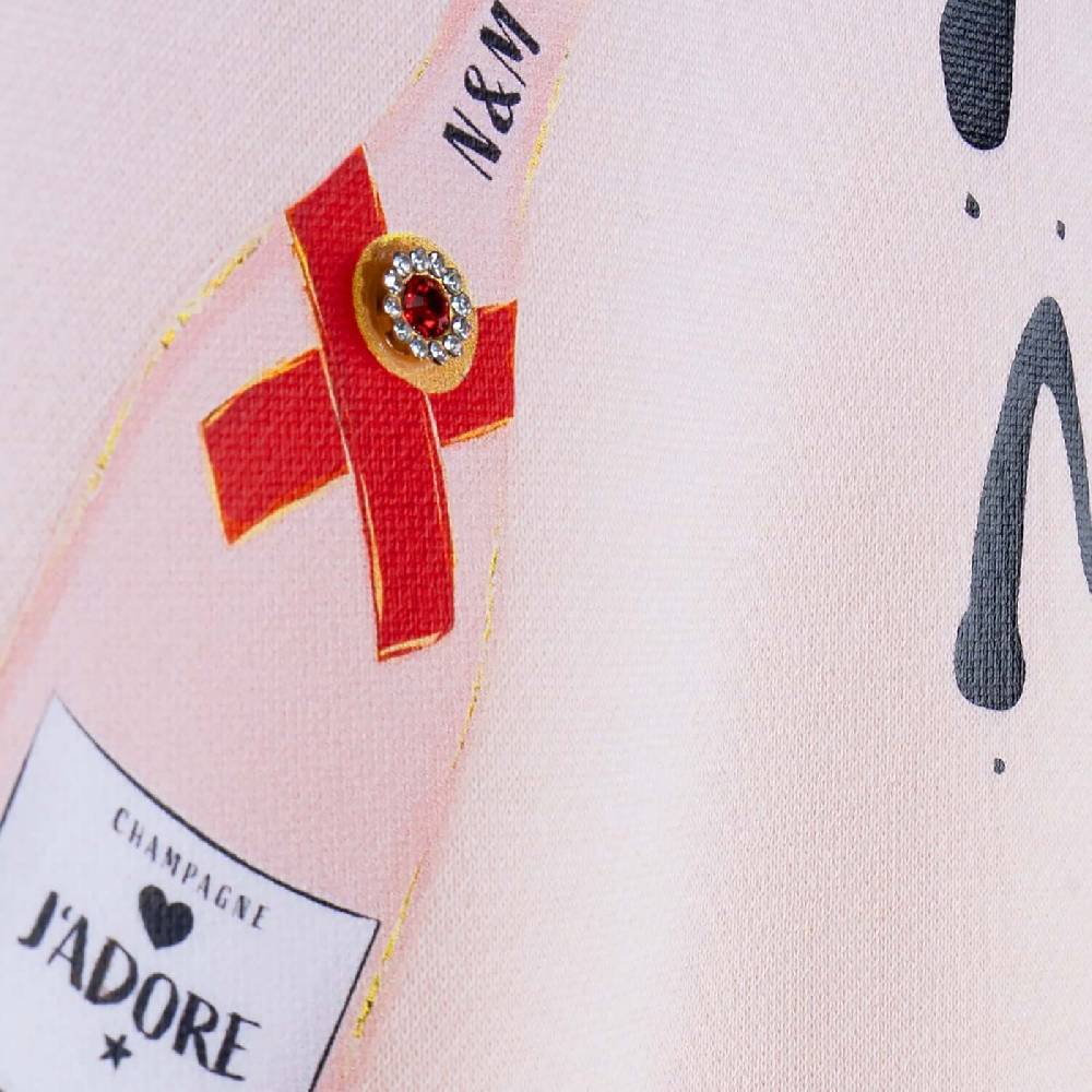 NIL+MON Sweatshirt "Champagne Girl" Nur noch ein Tag übrig