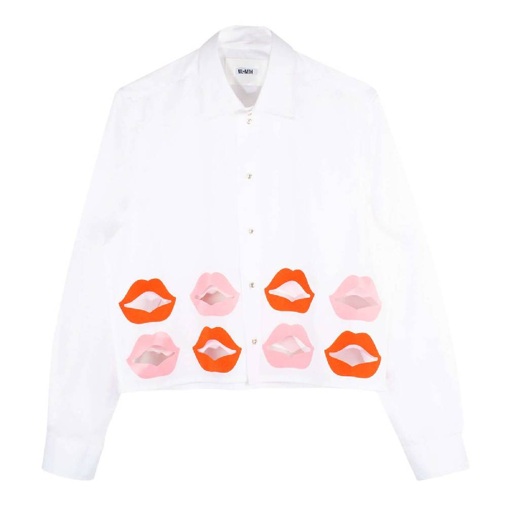 NIL+MON Crop Shirt "Lips" 50% Rabatt für begrenzte Zeit