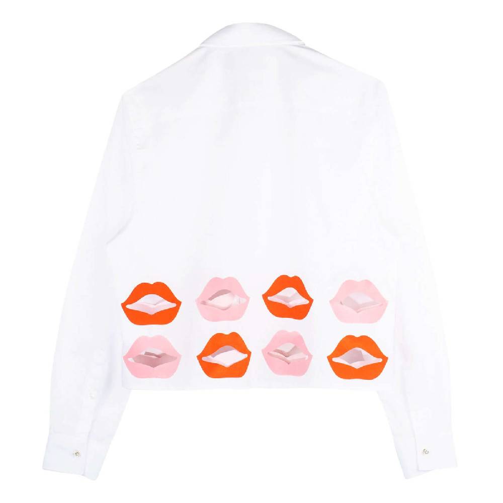 NIL+MON Crop Shirt "Lips" 50% Rabatt für begrenzte Zeit