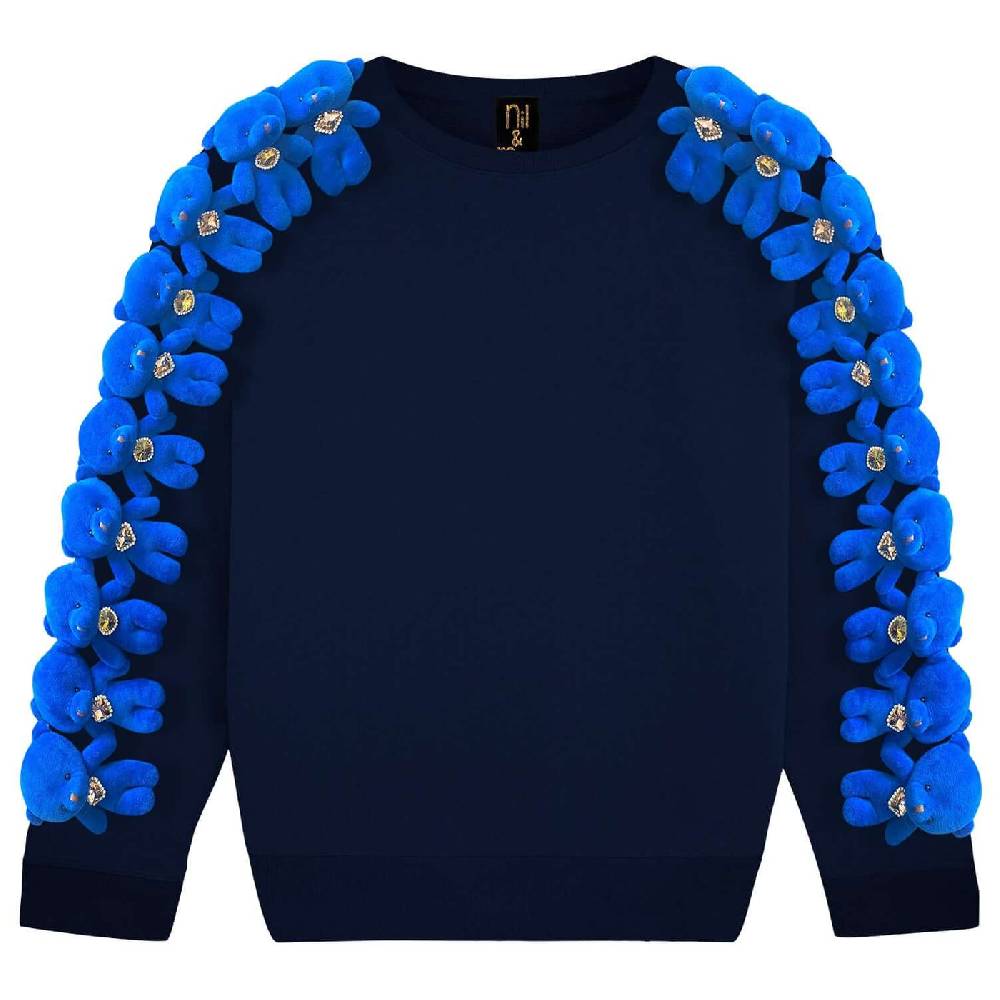 NIL+MON Sweatshirt "Diamond Bear" Schlussverkauf
