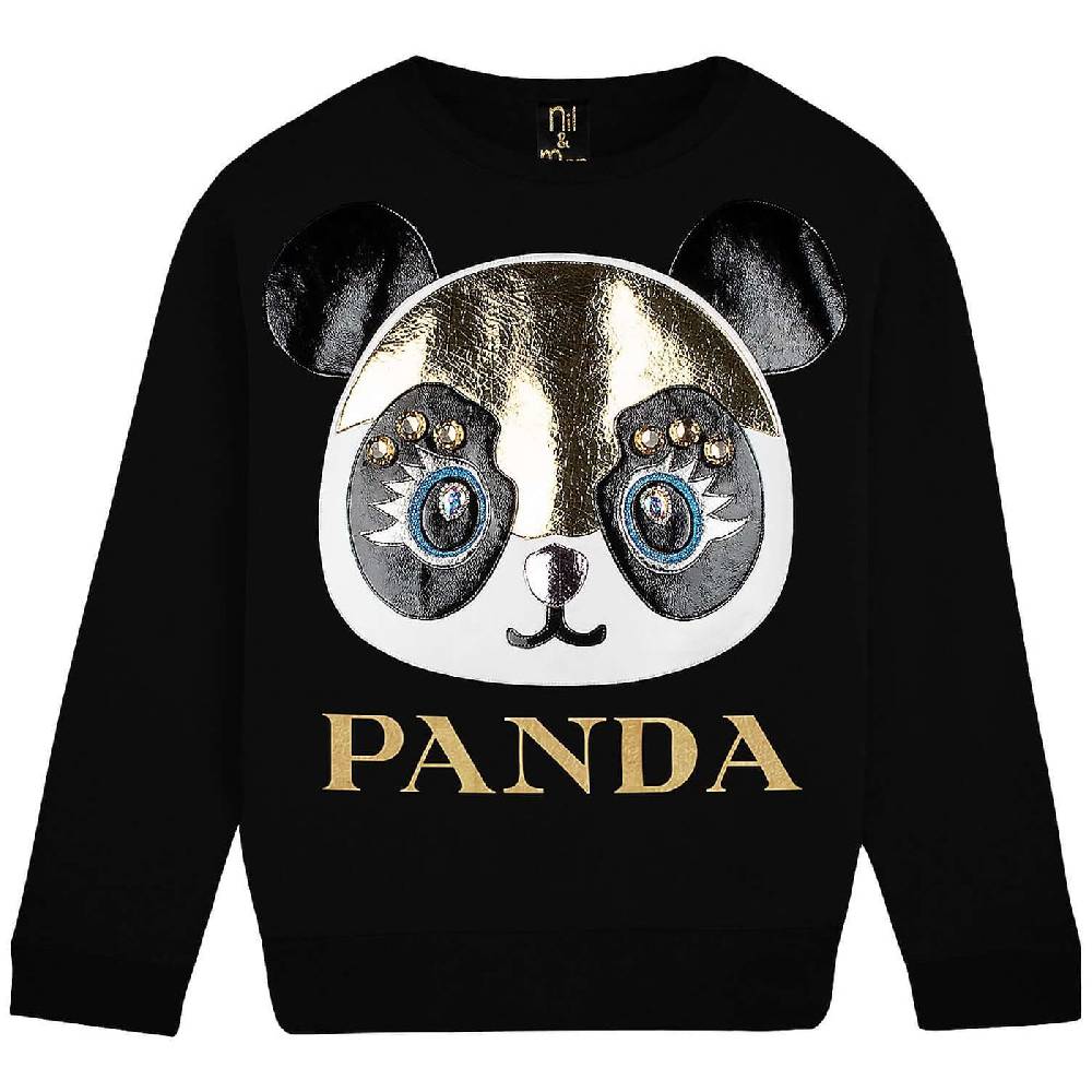 NIL+MON Sweatshirt "Panda" Günstiger Verkauf