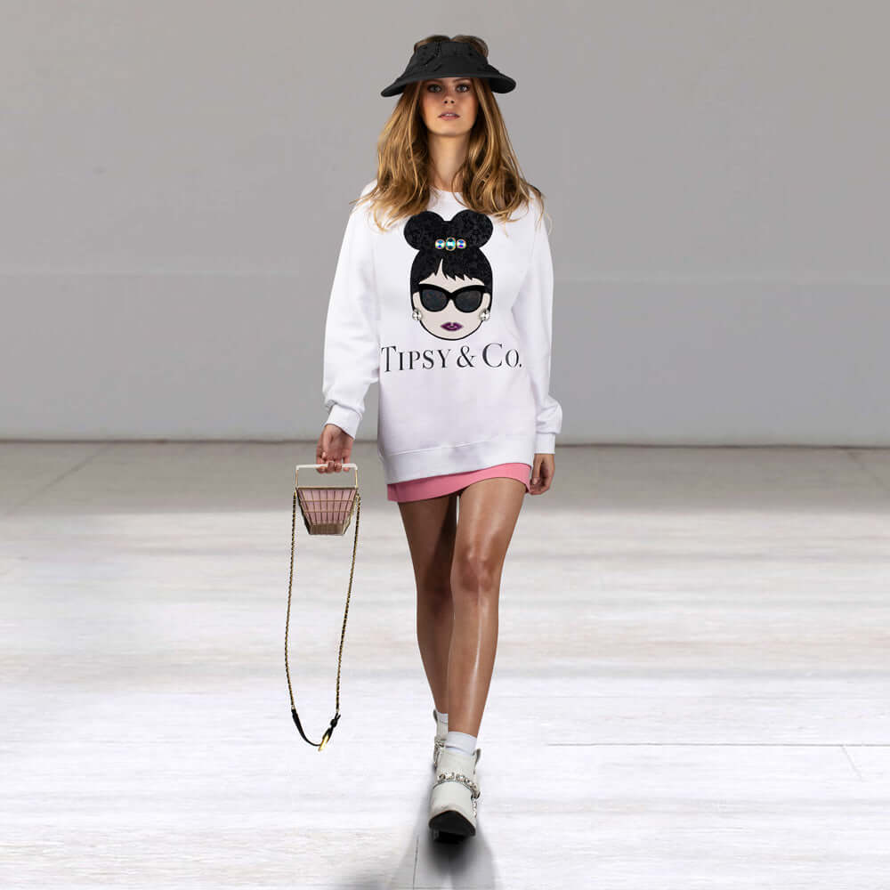 NIL+MON Sweatshirt "Tipsy" Kostenloser Versand