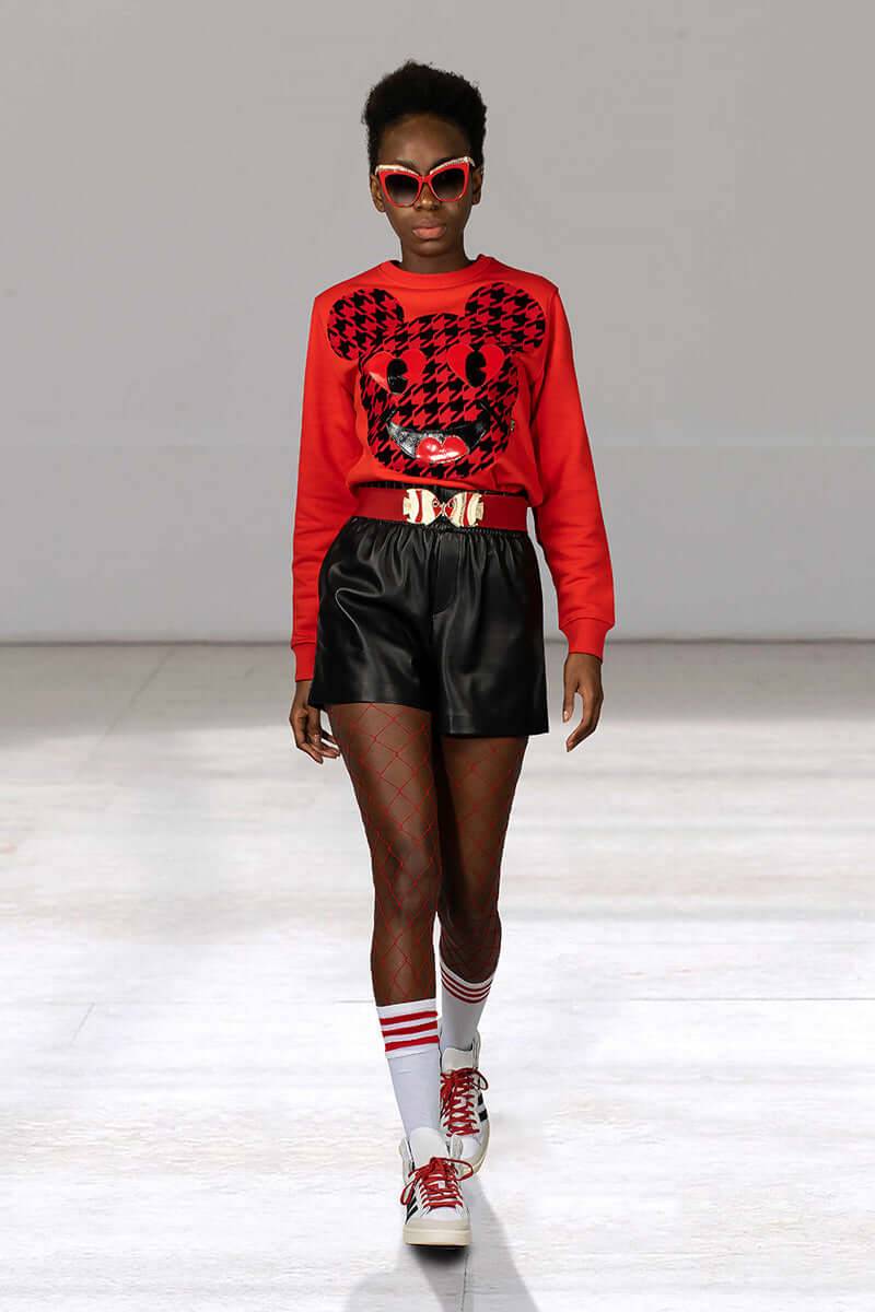NIL+MON Sweatshirt "Chess" - red Sonderangebot