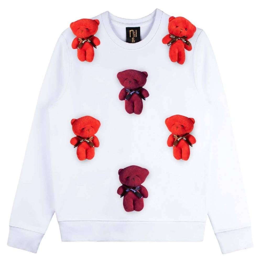 NIL+MON Sweatshirt "Beary Babies" Großer Ausverkauf