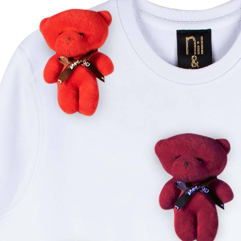 NIL+MON Sweatshirt "Beary Babies" Großer Ausverkauf