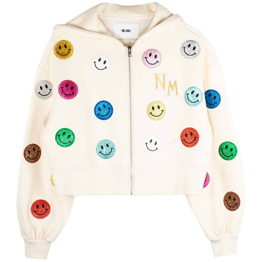 NIL+MON Crop Hoodie "Smiles" Cyber Monday