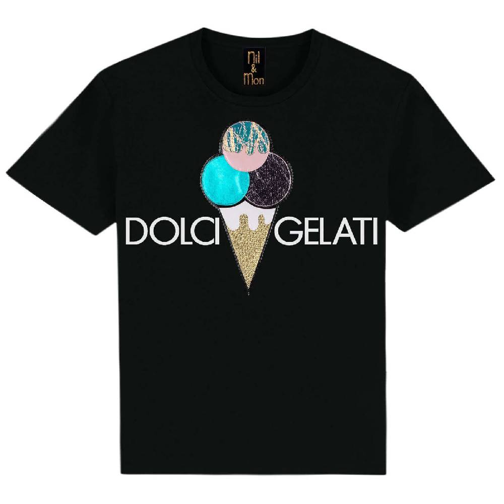 NIL+MON T-Shirt "Dolci Gelati" Saisonale Angebote