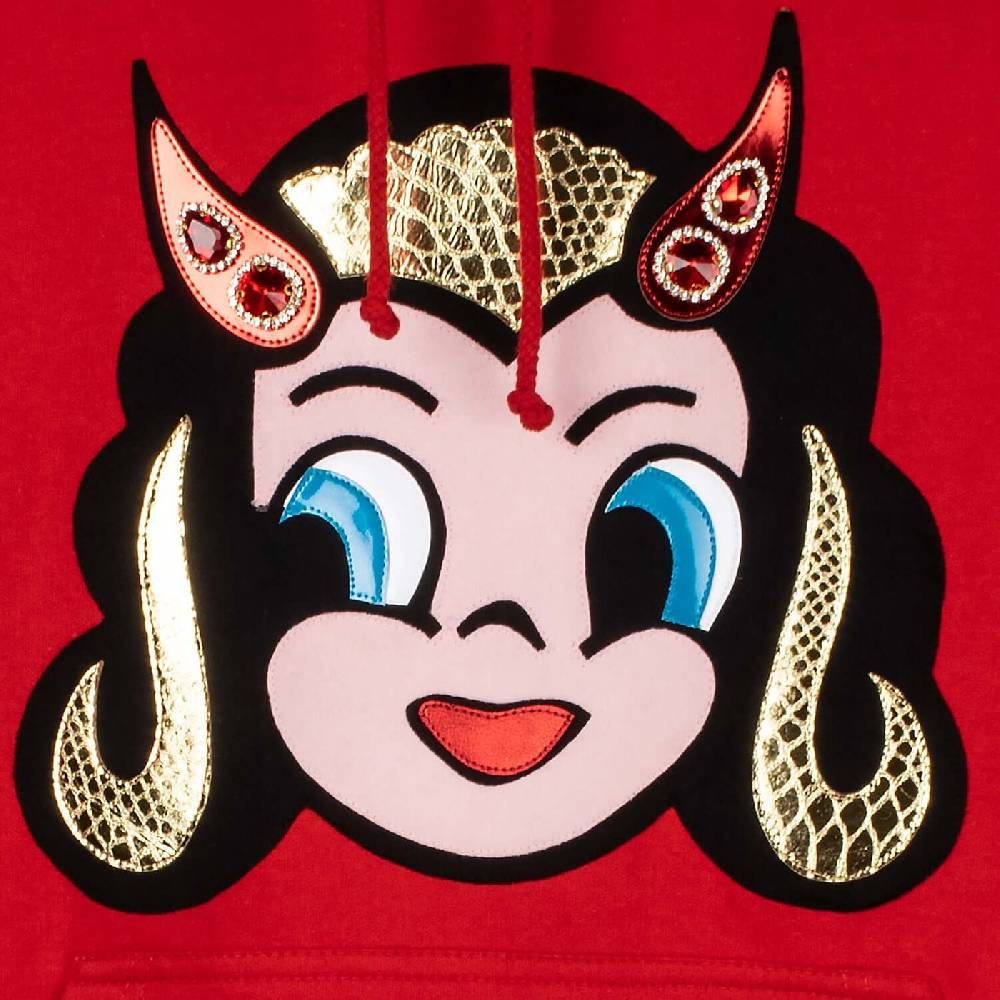 NIL+MON Hoodie "Devil Doll" Letzte 3 Tage