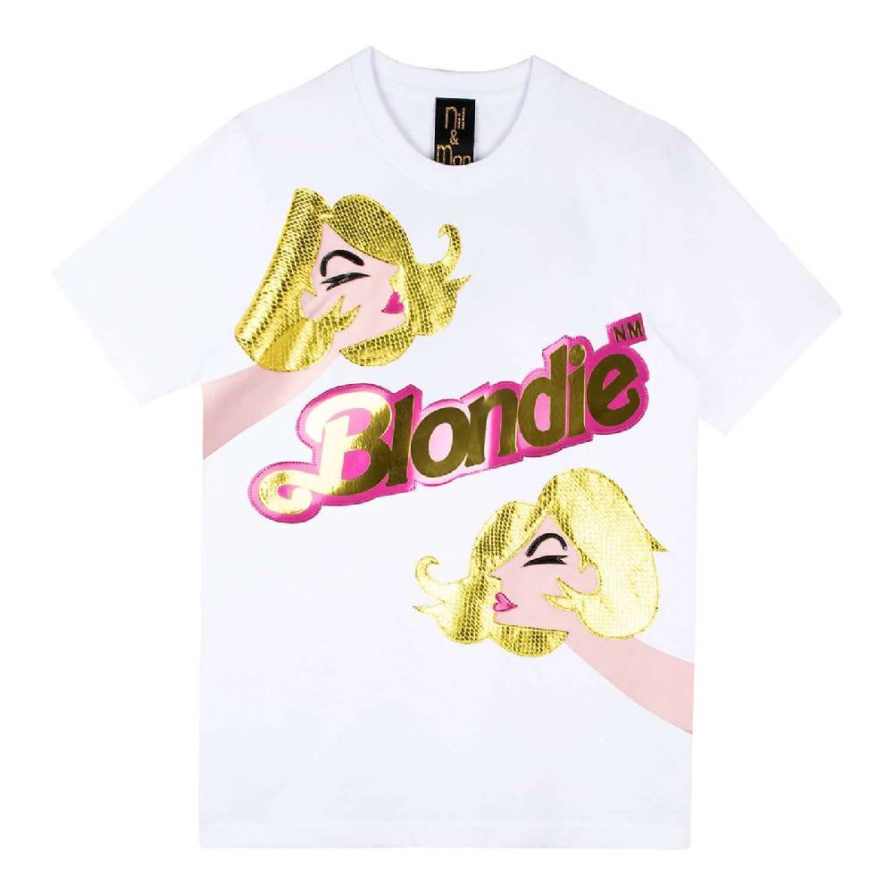 NIL+MON T-Shirt "Blondie Girl" 50% Rabatt mit kostenlosem Versand