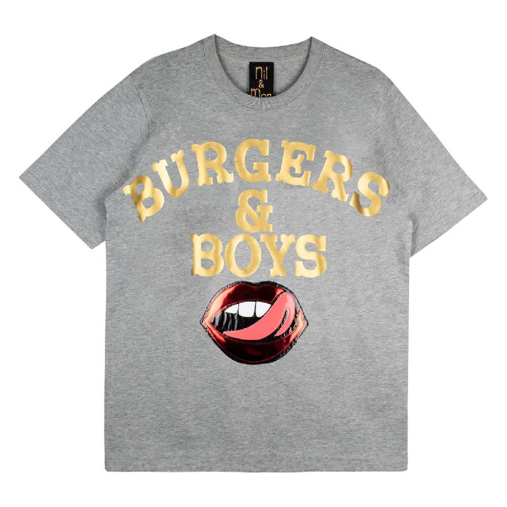 NIL+MON Oversize Tee "Boys & B." Clearance-Verkauf