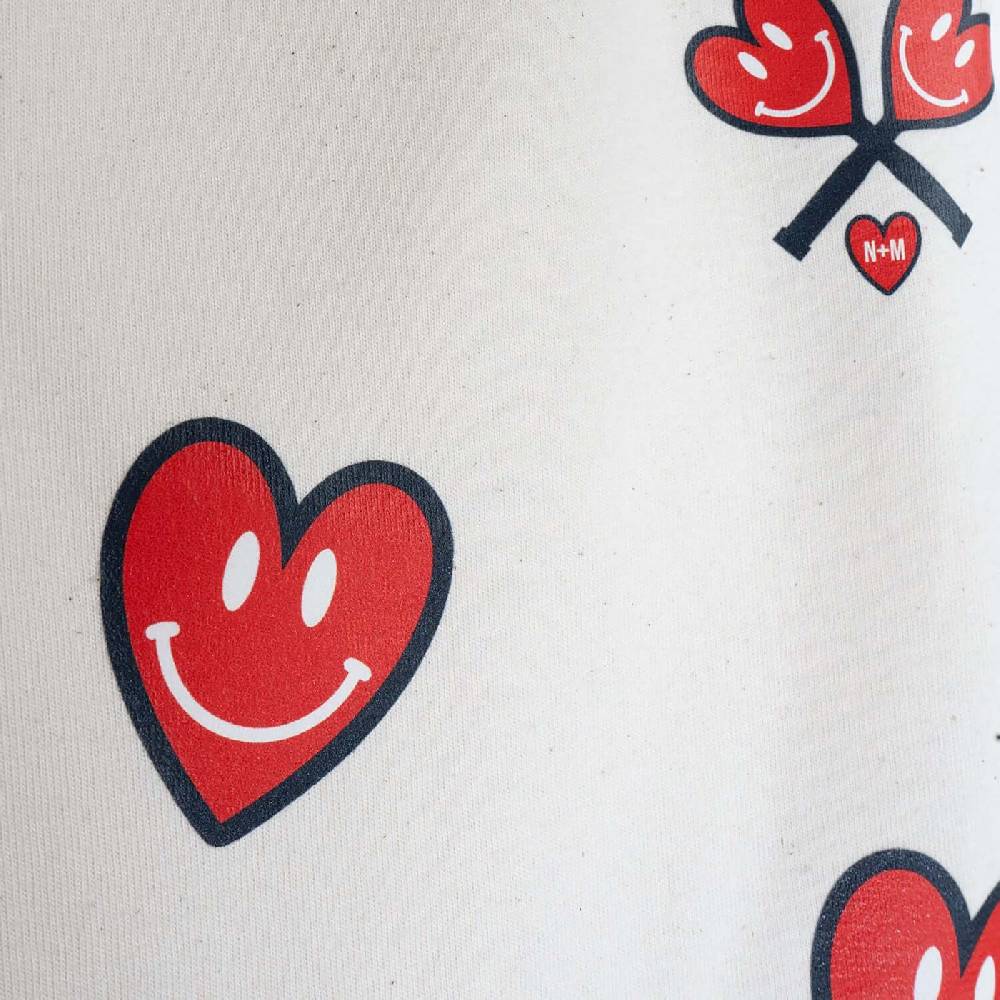 NIL+MON Jogging Pants "Hearts" Black Friday Preise