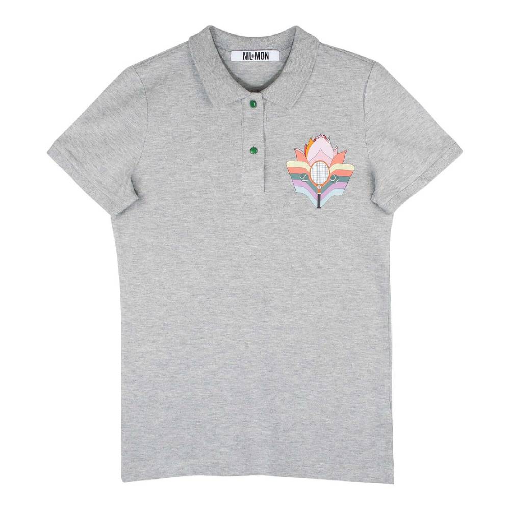 NIL+MON Polo Shirt "Rose" Im Verkauf