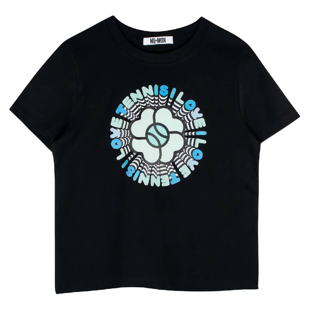 NIL+MON T-Shirt "Circle Blue" Online
