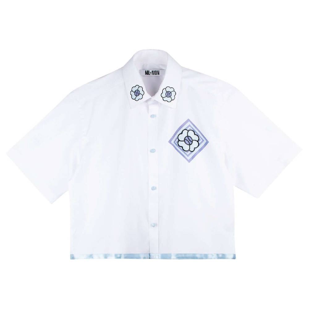 NIL+MON Crop Shirt "Clover" Online Shopping