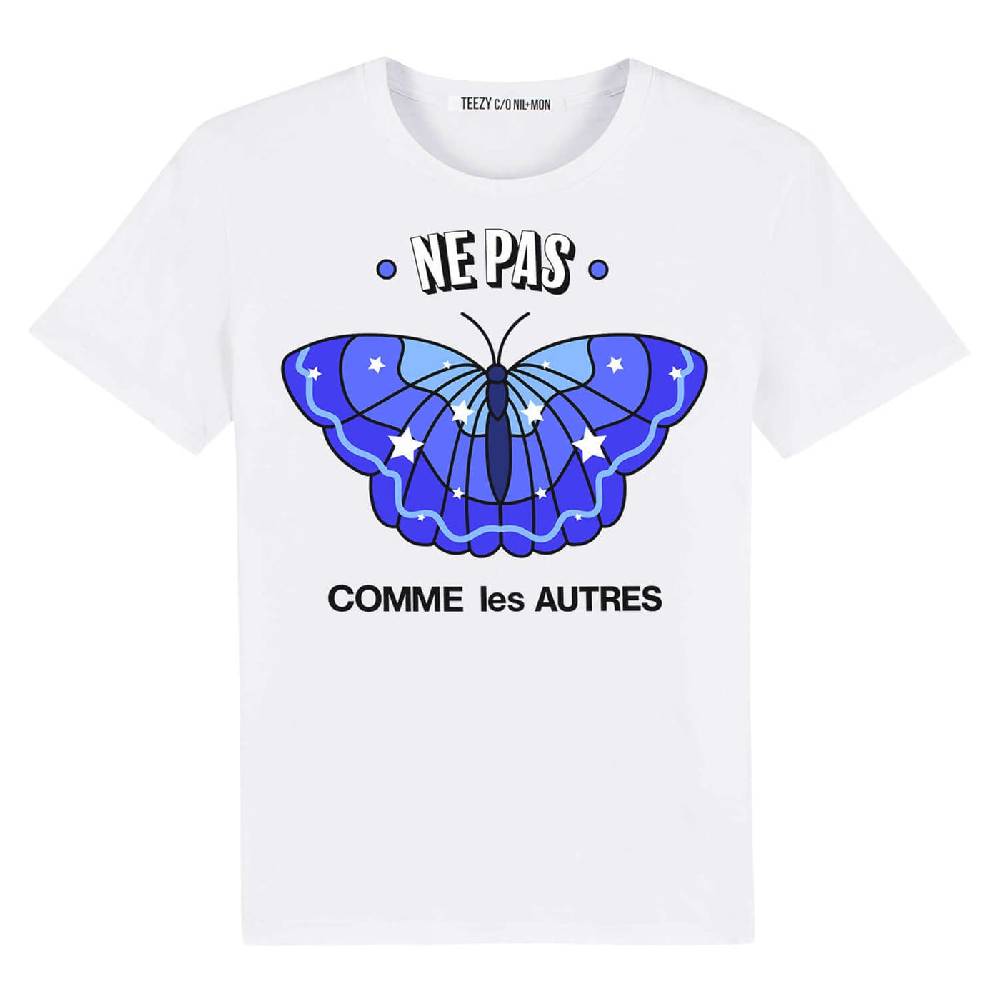 NIL+MON T-Shirt "TZ Ne Pas Blue" Zeitbegrenzte Promotion