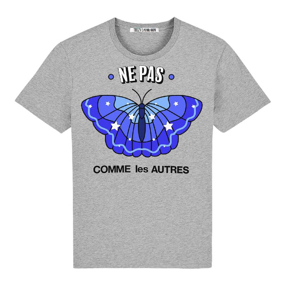 NIL+MON T-Shirt "TZ Ne Pas Blue" Zeitbegrenzte Promotion