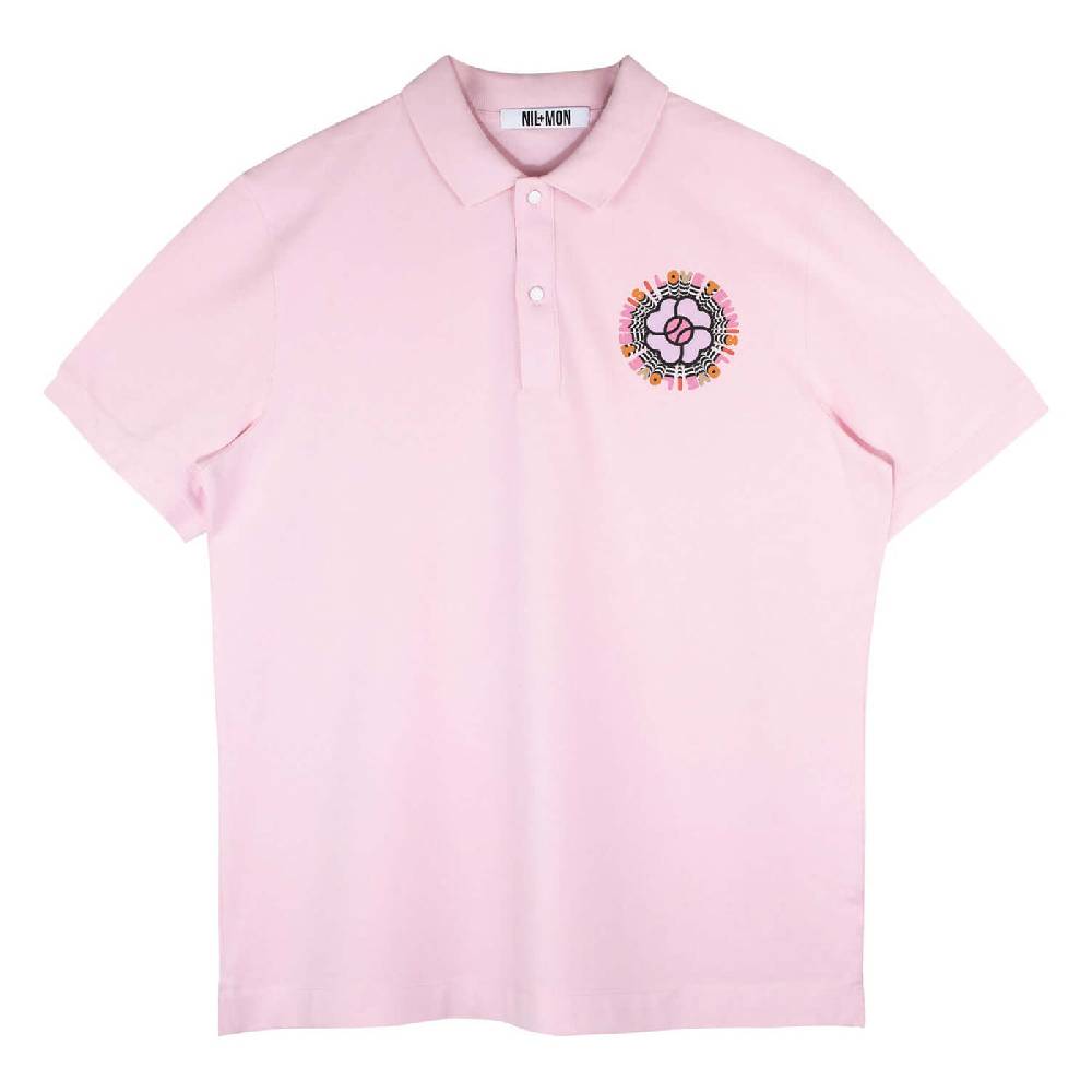 NIL+MON Polo Shirt "Circle Rose" Versandkostenfrei
