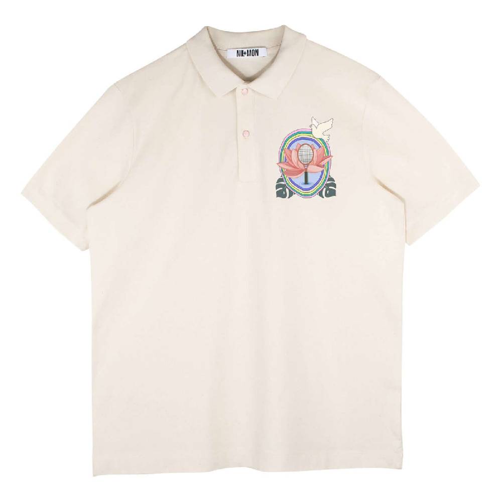 NIL+MON Polo Shirt "Dove" Großer Ausverkauf