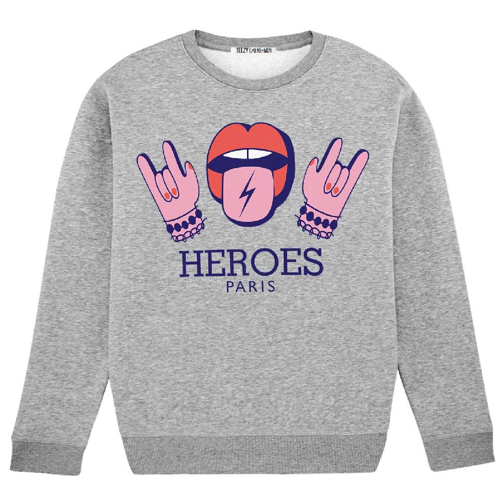 NIL+MON Sweatshirt "TZ Heroes Lips" Räumungsverkauf