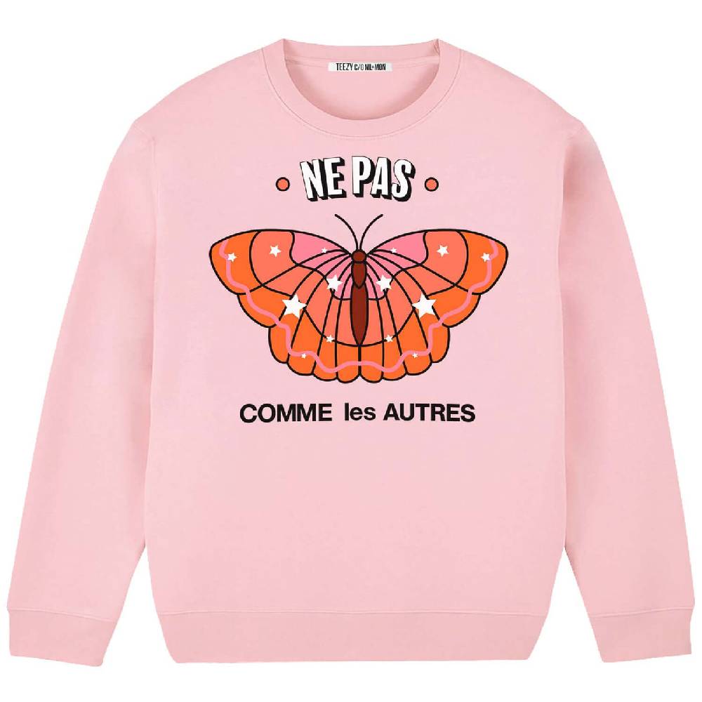 NIL+MON Sweatshirt "TZ Ne Pas Red" Sonderangebote