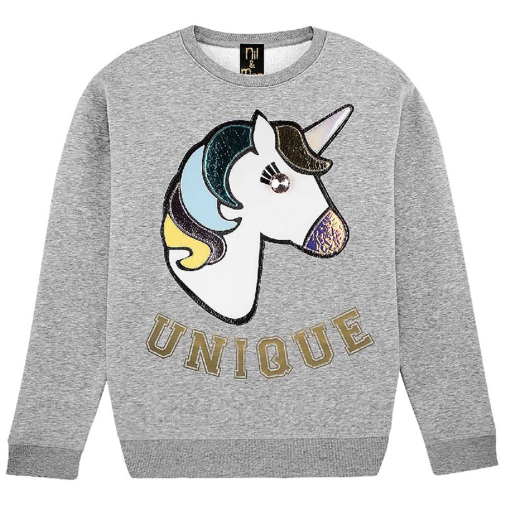 NIL+MON Sweatshirt "Unique" Sonderangebot der Fabrik