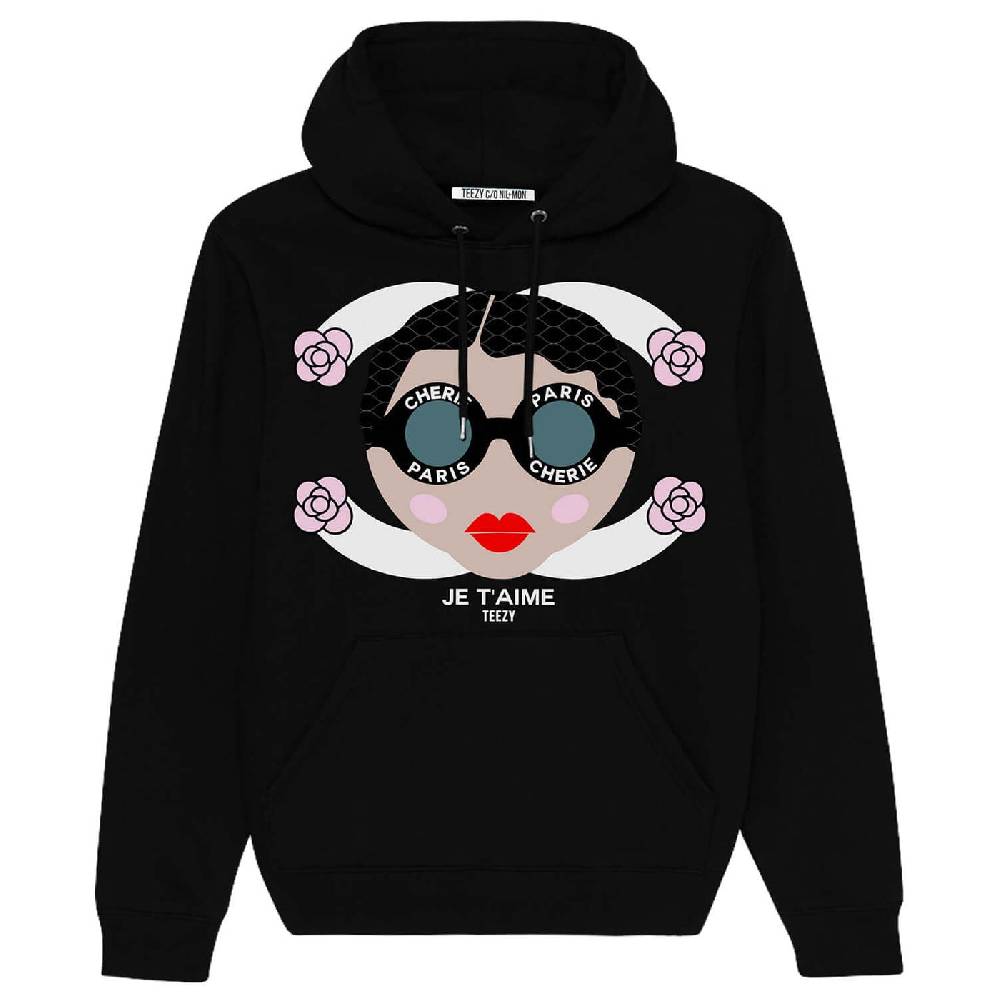 NIL+MON Hoodie "TZ Je t'aime" im Angebot