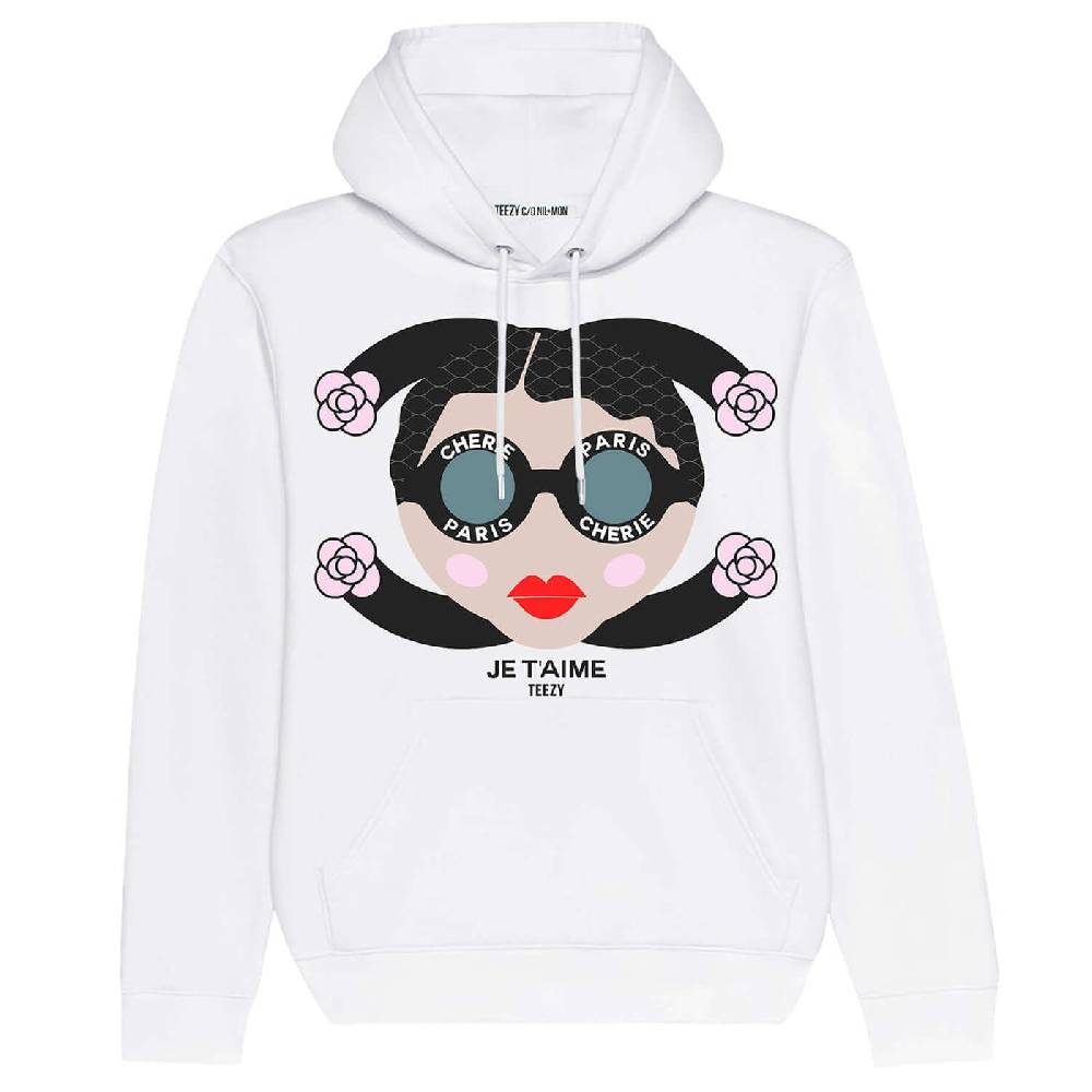 NIL+MON Hoodie "TZ Je t'aime" im Angebot