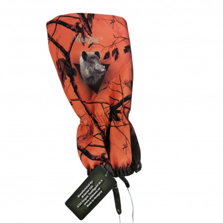 Parforce Gamaschen WILD ZONE camouflage mit wildschweinmotiv (orange) Große Rabatte