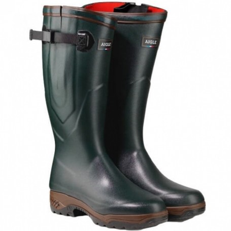 Parforce Gummistiefel Aigle PARCOURS® 2 Iso Grün Räumungsverkauf