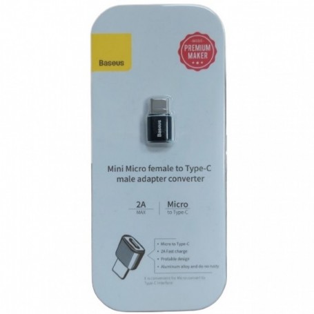 Parforce Adapter Baseus USB C - Micro-USB-B-Stecker, mit OTG-Unterstützung (CAMOTG-01) Letzter Tag