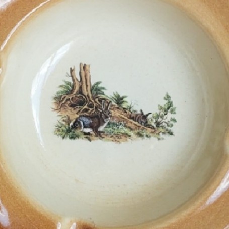 Parforce Aschenbecher mit Hasendekoration KOZAP (16 cm) Fabrikverkauf