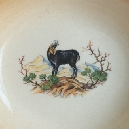 Parforce Aschenbecher mit Ziegendekoration KOZAP (16 cm) Limitierter Zeitrabatt