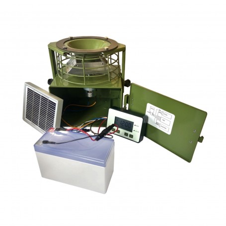 Parforce Automatischer Metall-Wildfütterer HUNTERA FeedPro M2 12V mit Solarpanel Preisnachlass